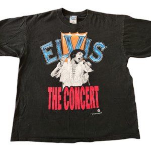 Vintage Elvis "The Concert" XL Tee Shirt, Vintage Elvis Presley The Concert